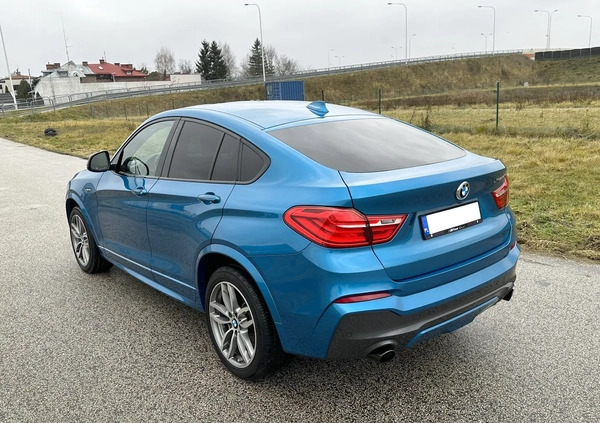 BMW X4 M cena 139999 przebieg: 161000, rok produkcji 2017 z Mordy małe 106